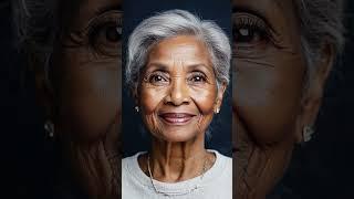 She Was 75. But She Still Remembered... #aishorts #trending #transformation #ai #shorts #75to25