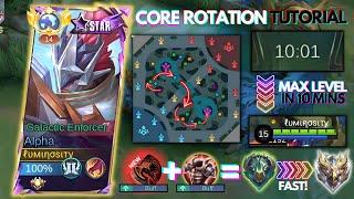 THE ONLY JUNGLE TUTORIAL YOU NEED! FASTEST ROTATION TO MAX LEVEL! ALPHA BEST BUILD 2024 | MLBB