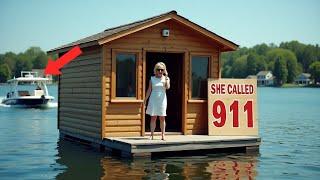 HOA Karen Moved Into My Boathouse Without Asking—So I Floated It to the Middle the Lake! Calls 911