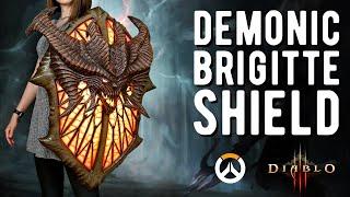 I built a massive DIABLO shield with LIGHTS and SMOKE!