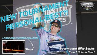 I Caught My Biggest Tournament Bass EVER! Bassmaster Elite Series- Toledo Bend