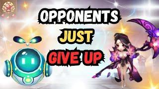 The Opponents Just Give Up! Craka + Light Robo COMBO - RTA Summoners War