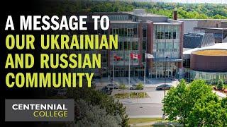 A Message to Our Ukrainian and Russian Community