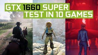 GTX 1660 SUPER + i5 9600K | Benchmark in 10 Games in 1080p, 1440p