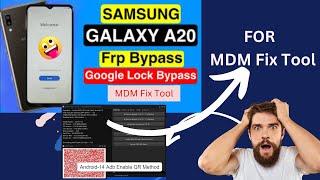 All Samsung FRP Bypass One Click  MDM Fix Tool