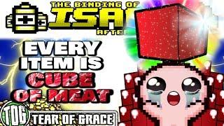 EVERY ITEM IS CUBE OF MEAT | The Binding of Isaac Afterbirth PLUS