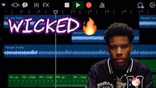 How to make a HARD/DARK Trap beat on GarageBand iOS! (Nardo Wick)