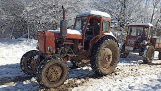 Трактор Т 40 Буксyет Трактора Т 16 l Сломался Бортовой Трактора Т-16