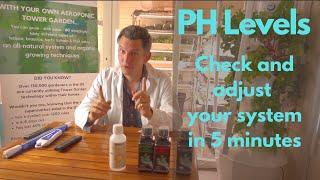 Adjusting PH in a Towergarden