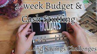 My Hubby's Bi-weekly Budget & Cash Stuffing • Savings Challenges