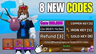 *NEW CODES* ALL WORKING CODES IN KING LEGACY 2024 SEPTEMBER! ROBLOX KING LEGACY FOR GEMS