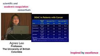 Agnes Lee: Optimal Management of Cancer Related Thrombosis at SACC 2017