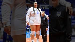 World's tallest female volleyball player in usa   ️Etallwoman #tallgirlfriend #volleyball #usa