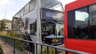 Buses in Rawtenstall Bus Station July 2023