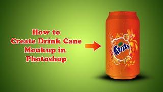 Create Drink Cane Mockup in Photoshop || DK ARNIYA