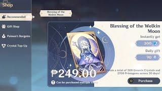 How to buy Blessing of the Welkin Moon in Genshin Impact