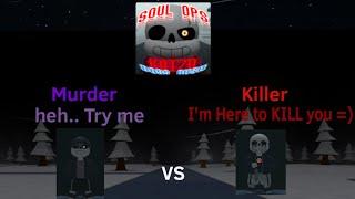 UNDERTALE Soul Ops: Kaizo Boss Rush | Murder Vs Killer