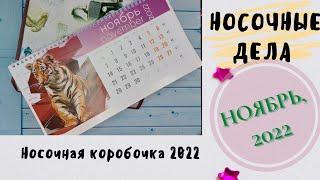 НОСОЧНЫЕ ДЕЛА// НОСОЧКИ НОЯБРЯ// НОСОЧНАЯ КОРОБОЧКА 2022