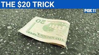 Criminals using $20 'distraction' tactic to scam victims  | FOX 11 LA