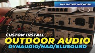 Outdoor Audio Setup - How I Set Up My Pool Area (Multi-Zone, Network Controlled)