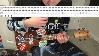 Can't Stop Ukulele Tutorial (WITH TABS)