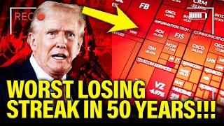 Trump IS HUMILIATED by Stock Market with WORST STREAK