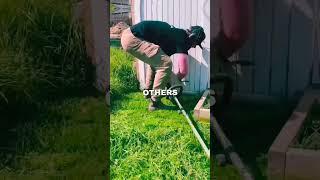 Not Just Cutting Grass He’s Fighting for Survival #satisfying #foryou #lawn #grasscutting #relaxing