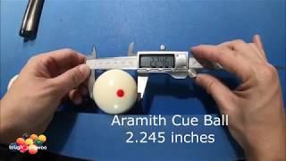 Cyclop vs Aramith Cue Ball with Revo and Cyngery shaft (deflection test)