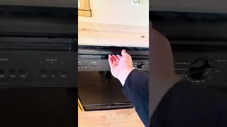 Turned a broken dishwasher into custom cabinetry… because why not?! ️