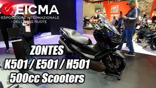 ZONTES K501/E501/H501 - 500cc scooters - EICMA 2023