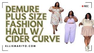 A Very Demure, Very Mindful Plus Size Fashion Haul with Cider Curve | Try On Haul | Size 3X-4X