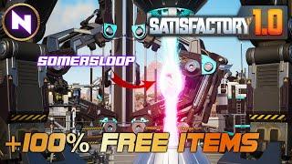 Free POWER or PRODUCTS With SOMERSLOOP To Unlock Tier 7&8 | 07 |  Satisfactory 1.0 | Lets Play