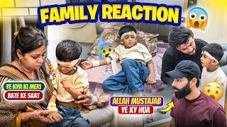 Prank failed  || family reaction || prank pada bhari || haifa & Qashif vlog