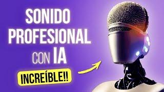 Cómo MEJORAR el SONIDO con INTELIGENCIA ARTIFICIAL fácil y gratis  Tutorial ADOBE PODCAST