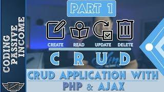 PHP Ajax CRUD Application Tutorial - MySQL & Bootstrap & jQuery DataTables  [Part 1]