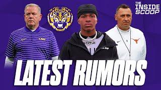 Should LSU Be CONCERNED Over No. 1 WR Dakorien Moore FLIPPING?!? | Texas Longhorns or Ohio State?