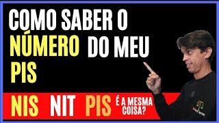 COMO SABER O NÚMERO DO MEU PIS | CONSULTAR PIS PELO CPF | ONDE ACHAR NUMERO DO PIS | NUMERO DO NIS