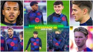 Barca Squad Warmup 2025 / RARE CLIPS ● SCENEPACK 4K ( With AE CC and TOPAZ )