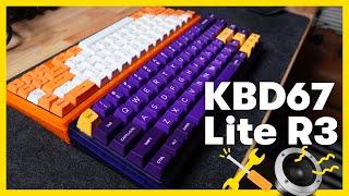 KBD67 Lite R3 Unboxing, Build, & Sound Test // best DIY kit EVER?