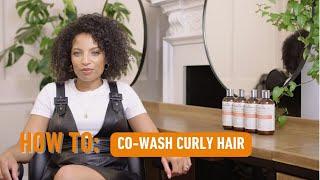 How to Co-Wash Curly Hair