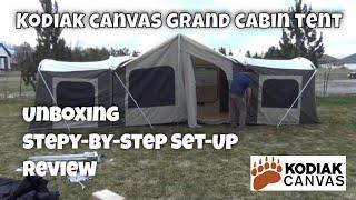 Assembling the Grand Cabin Tent