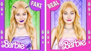 Real Barbie Vs Fake Barbie! Alien Turns Into Barbie!