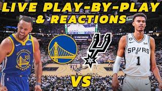 Golden State Warriors vs San Antonio Spurs | Live Play-By-Play & Reactions