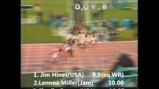 100m.Final(WR),1968 Olympic Games,Mexico City