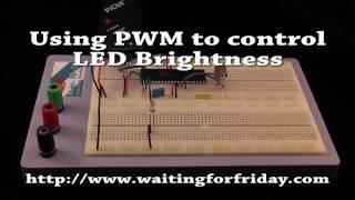 How to control LED brightness using PWM