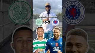 Celtic vs Rangers player battle ️️