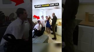 Sons protects their mom from abusive father 