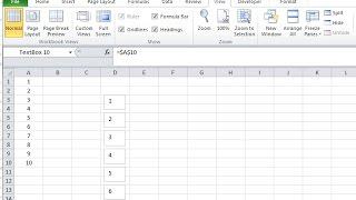 How to link a textbox to a cell Excel Macro