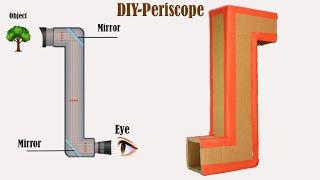 Science project working model - Make a Periscope out of cardboard