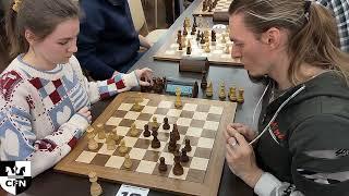 WFM Fatality (1929) vs M. Kartashov (1672). Chess Fight Night. CFN. Blitz